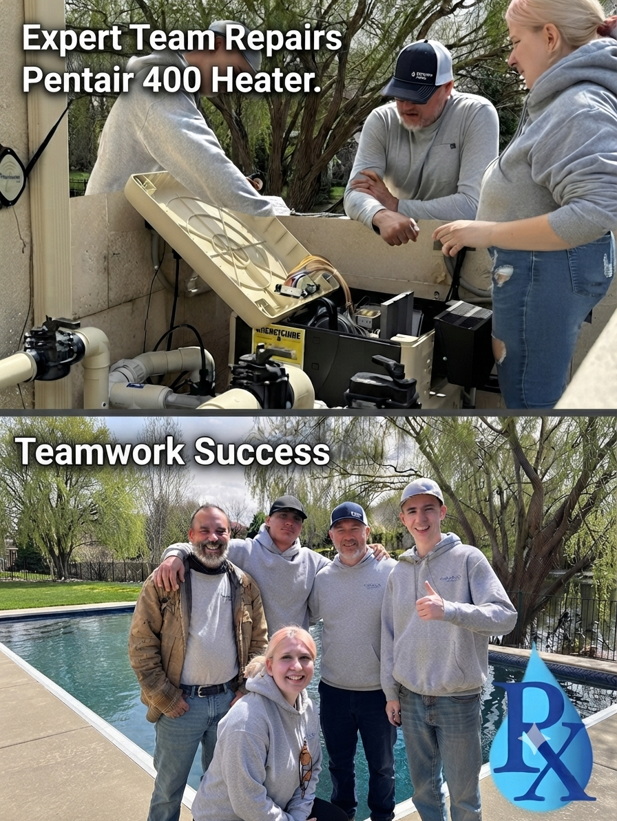 Expert Repair Technicians Repair Pentair 400 Heater at HO